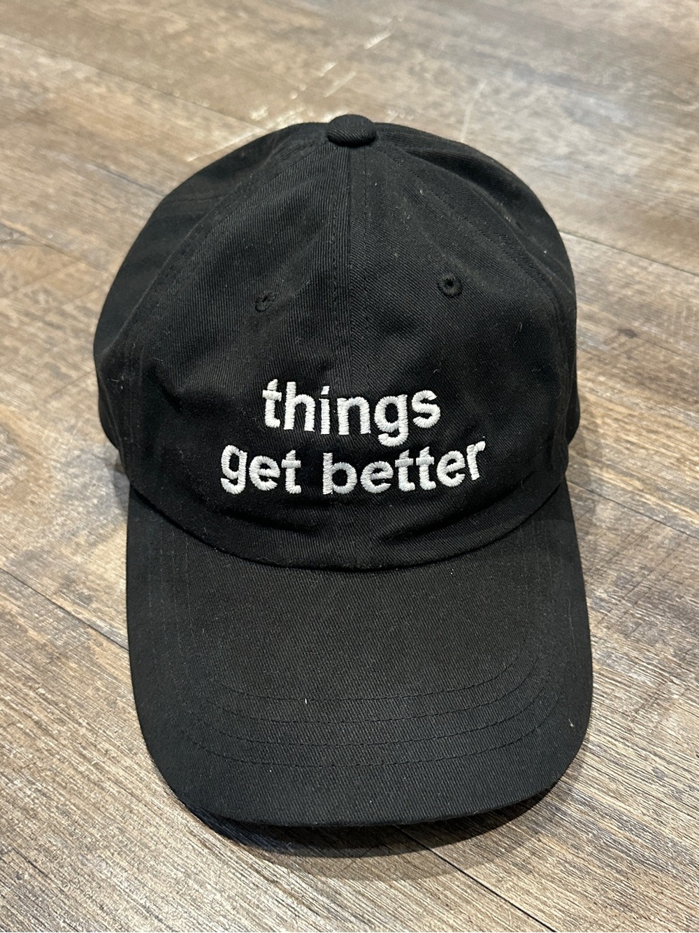 Orion Sun “Things Get Better” Black Baseball Cap Hat